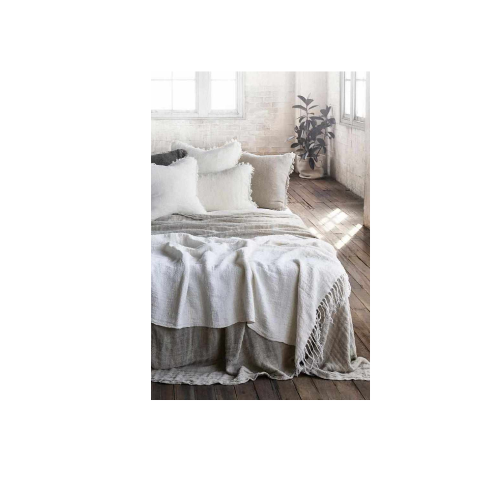 Woven Linen Bed Cover